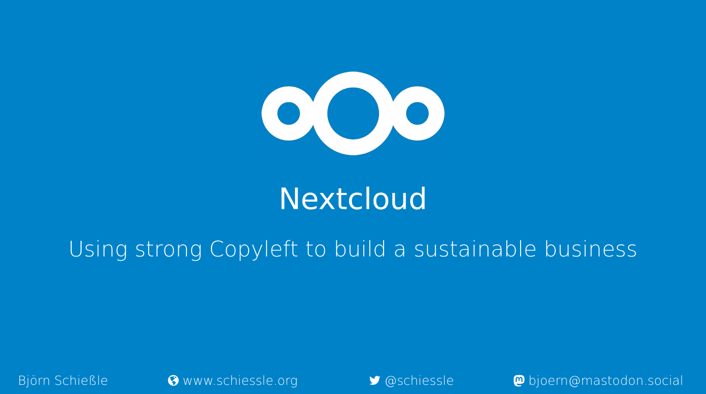 Using strong Copyleft to build a sustainable business