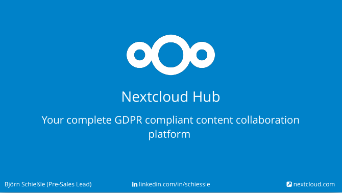 Nextcloud Hub