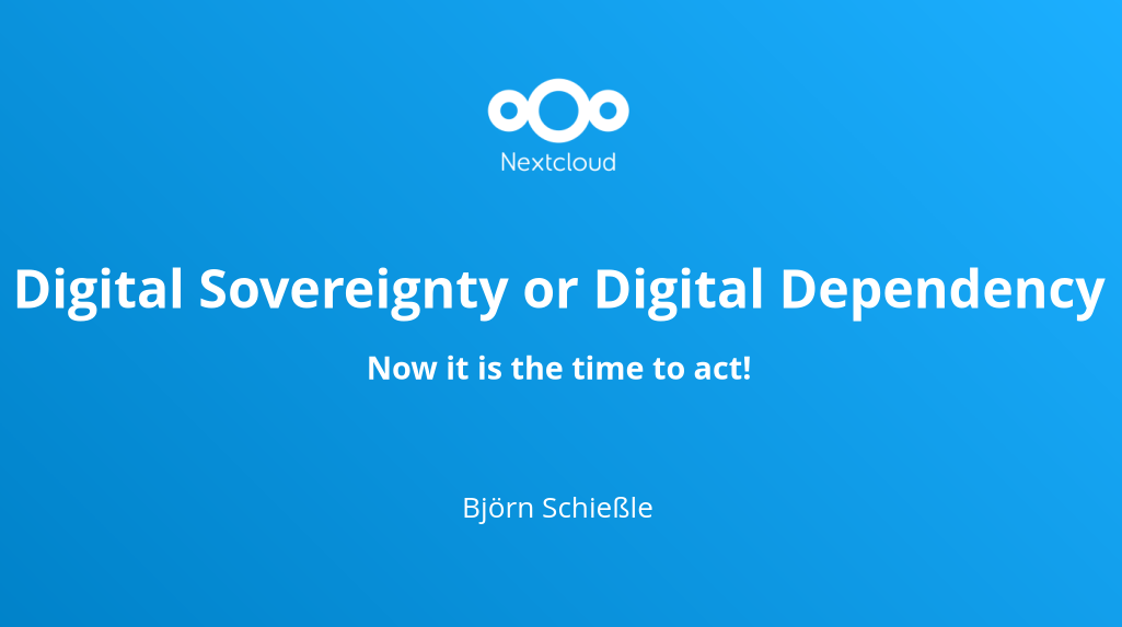 Digital Sovereignty or Digital Dependency